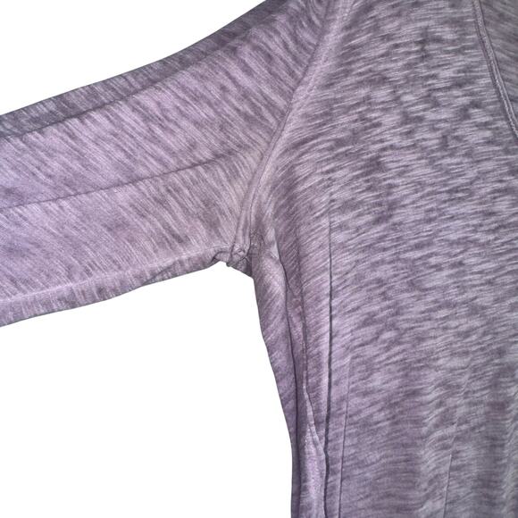 We The Free Long Sleeve Scoop Neck Top Lavender Size Large - Picture 2 of 6